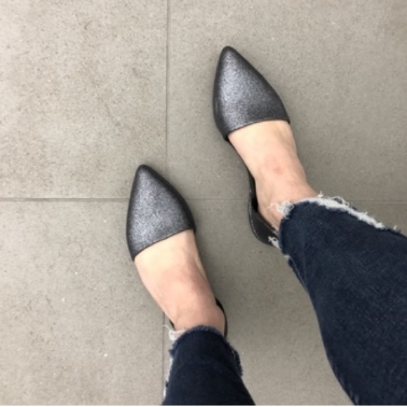 ✖️SOLD✖️•NATIVE• Audrey Bling D’Orsay Flats - Picture 13 of 13